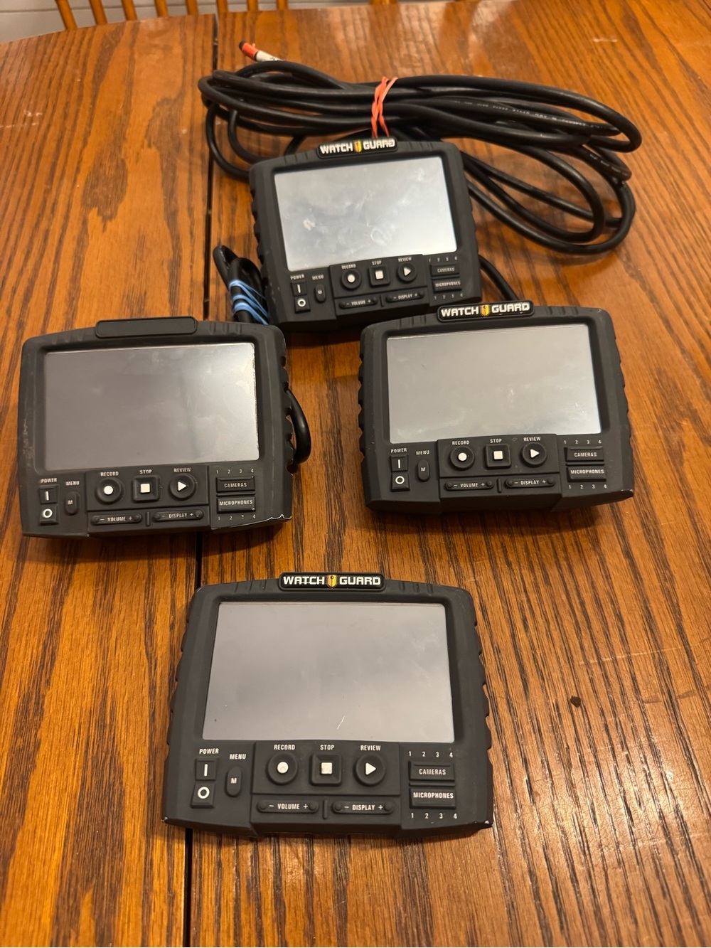 LOT of 4 MOTOROLA WatchGuard 4RE Display WGA00370 400